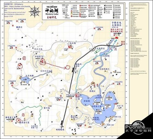 漫漫长夜各地图综合分析漫漫长夜全地图资源分布