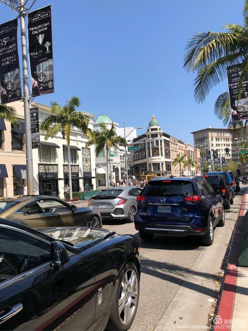 洛杉矶比弗利山庄rodeo名店街景及英格尔伍德venice 水城