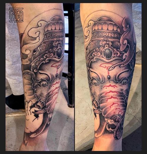 石家庄子恒刺青象神