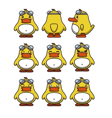 还是那只鸭嘴兽!忘了发三视图和表情了,总是画不好45°的,包子神救我!