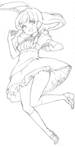 线稿-花瓣网|陪你做生活的设计师 | #线稿#全身漫画