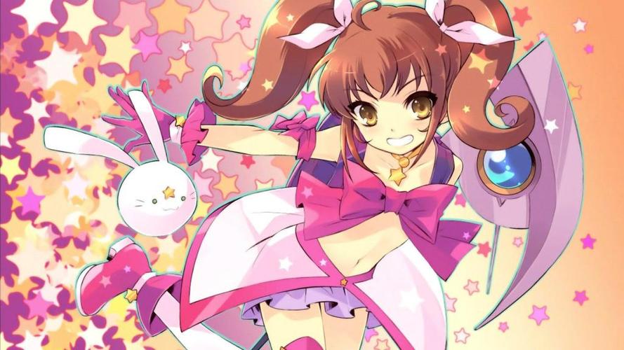 可爱动漫女孩图片壁纸,该壁纸以动漫人物,卡通,二次元为主,把可爱动漫