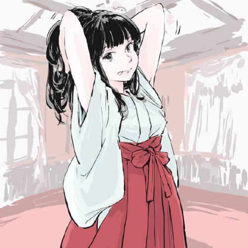 【少女头像】扎头发/女孩/早晨/画师ゆき