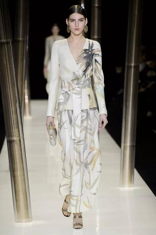 【服饰文化】最美中国风:armani privé 竹之韵