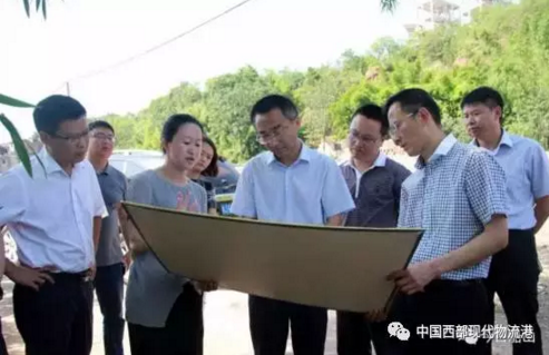 曹斌深入物流港督导重大项目建设情况