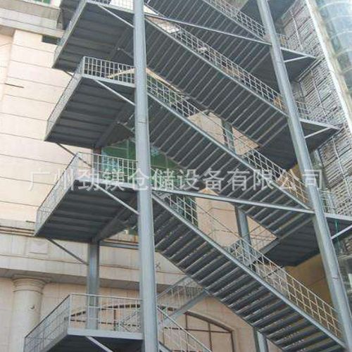 户外钢结构楼梯制作设计室内钢构楼梯定做钢结构消防楼梯搭建