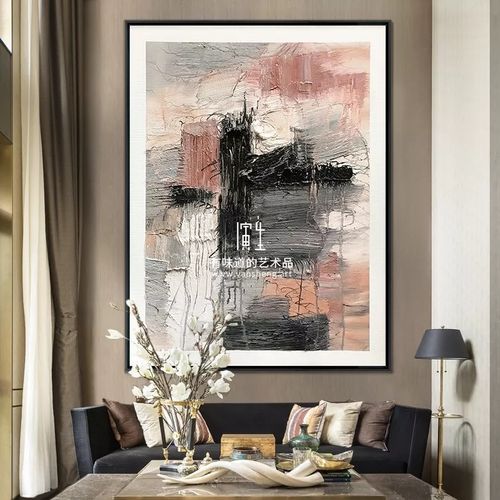 刀画装饰画室内艺术搭配效果图 - 油画作品赏析 - 红