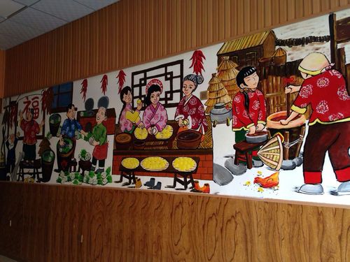 手绘墙,这是农家乐,多种风格全会,希望大家喜欢