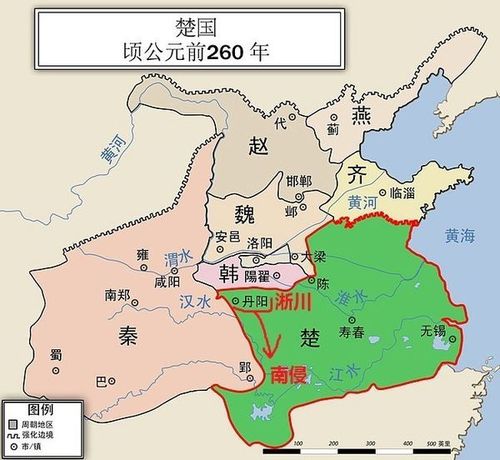 战国七雄地图