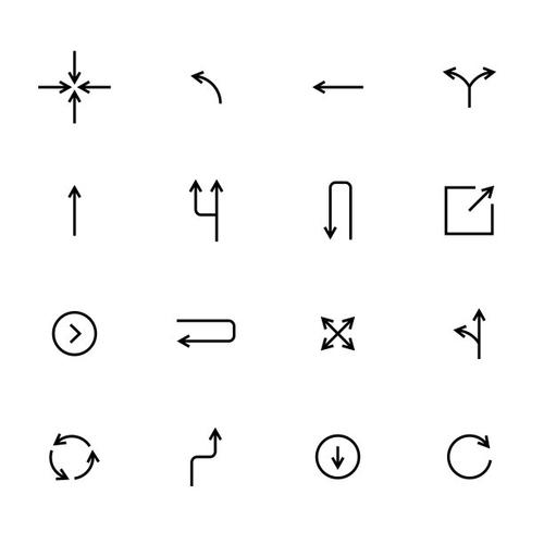 方向,箭头符号,符号