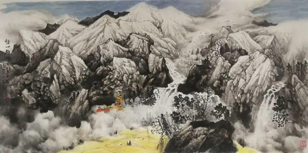 新时代杰出艺术家——马景岭山水画作品展(原创首发)
