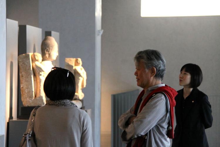 【现场直击】林怀民,蒋勋参访震旦博物馆