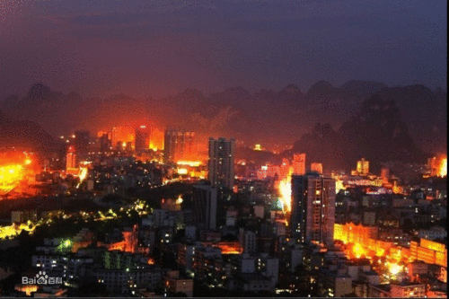 河池市夜景