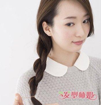 各种扎头发的样式细节 怎么把头发扎成两股细辫子(3)