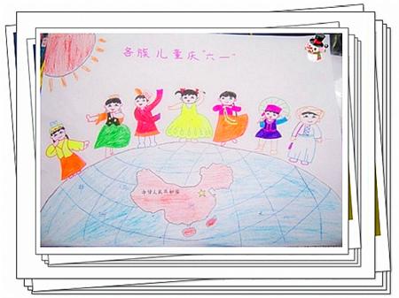关于六一儿童节的画优秀作品欣赏