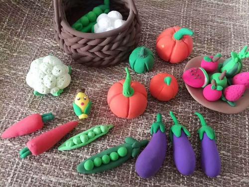 黏土之-蔬菜系列