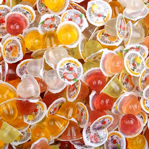 喜之郎5斤散装果冻荔枝香橙蜜桔味什锦玉米布丁整箱零食水果味甜橙5斤