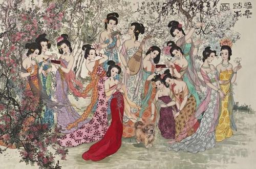 女性记录者专访当代著名仕女画家田婕