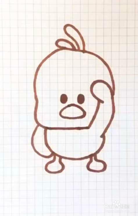 简笔画小黄鸭怎么画