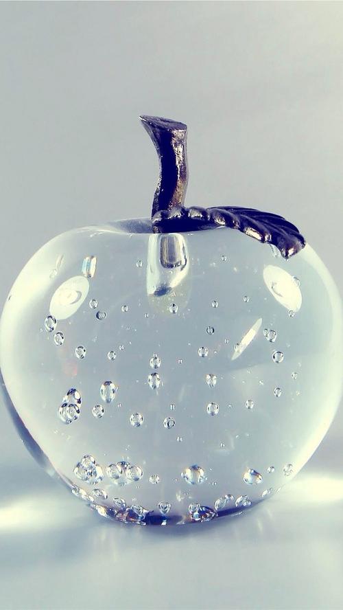 水晶苹果h5素材背景