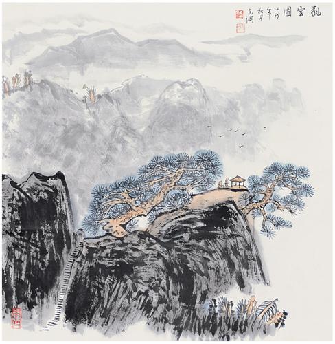 孙克刚 观云图