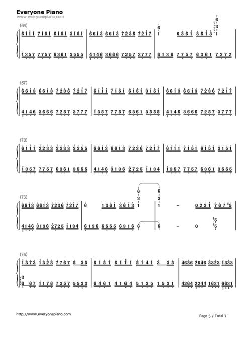 求flower dance简谱的谱子,太喜欢了.