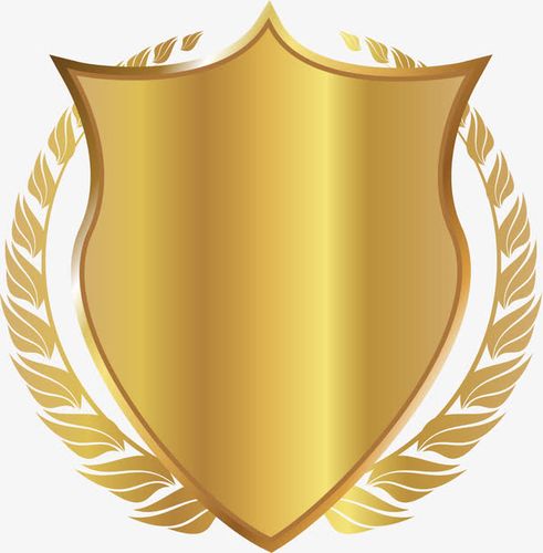 金色稻穗盾牌