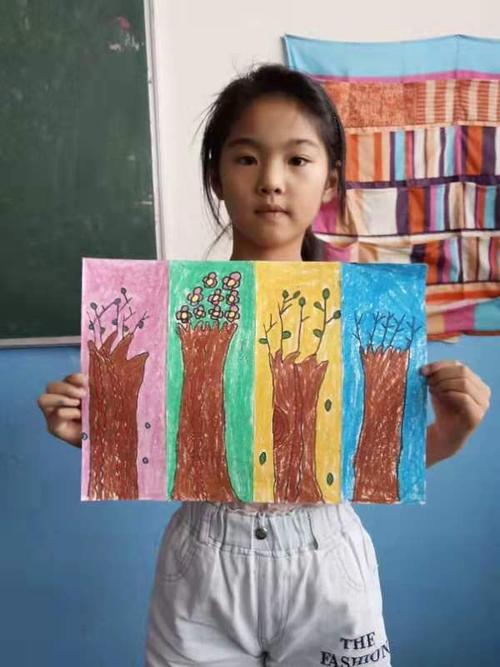 茶店镇七月艺术绘画作品