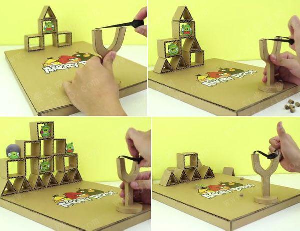 diy愤怒的小鸟射击游戏机
