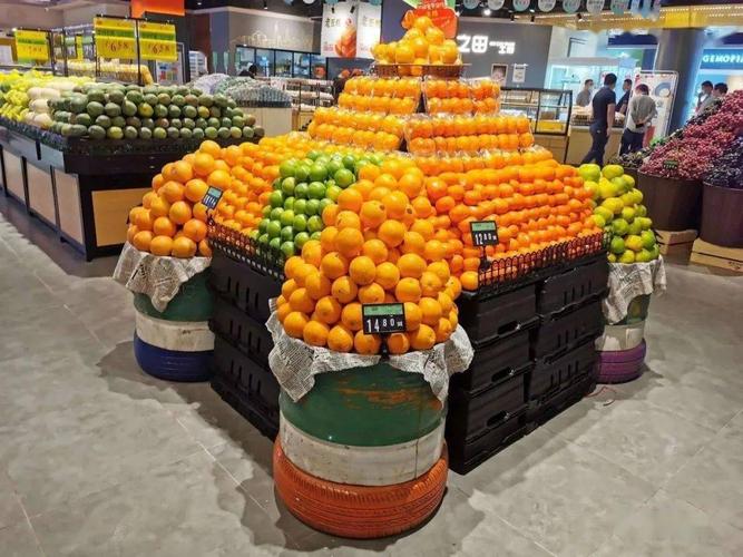 生鲜超市水果假底陈列图文实操作业