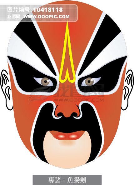 戏曲脸谱简笔画简单