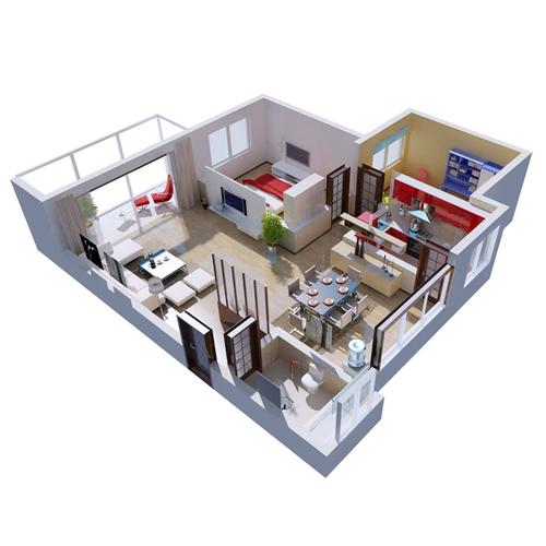 3d效果图制作cad代画施工图室内家装修犀牛建模设计建筑景观代做
