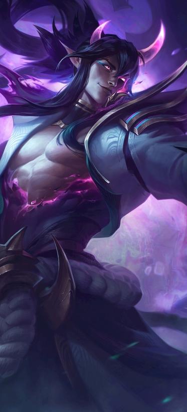 4k手机竖屏分辨率1200x2640英雄联盟lol灵魂莲华锁魂典狱长锤石皮肤