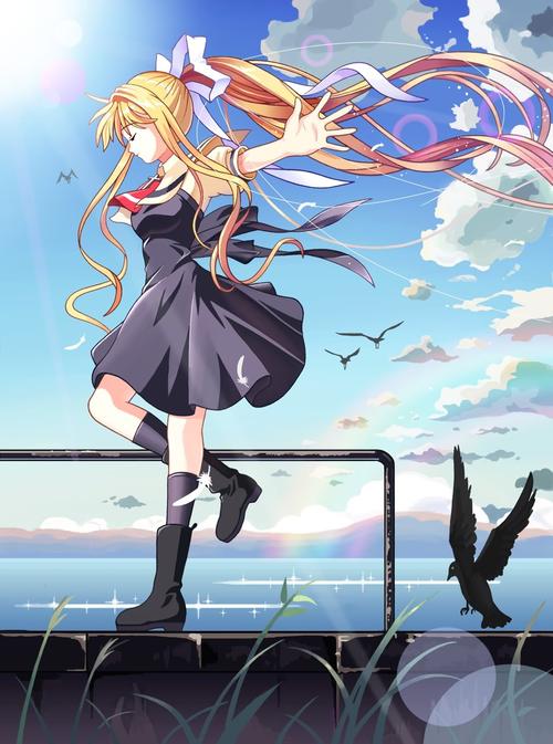 【p站精选】嘎哦(gao)…嘎哦(gao)… air《神尾观铃》高清壁纸特辑!