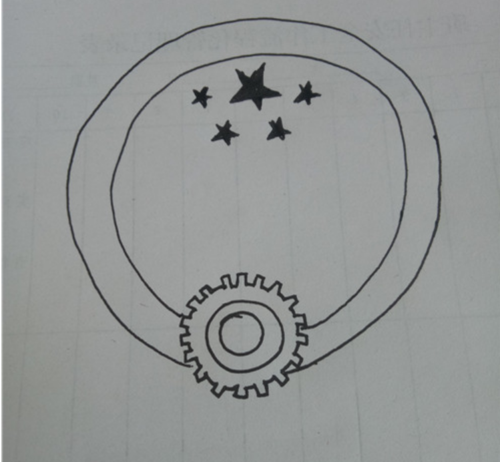 国徽简笔画怎么画?