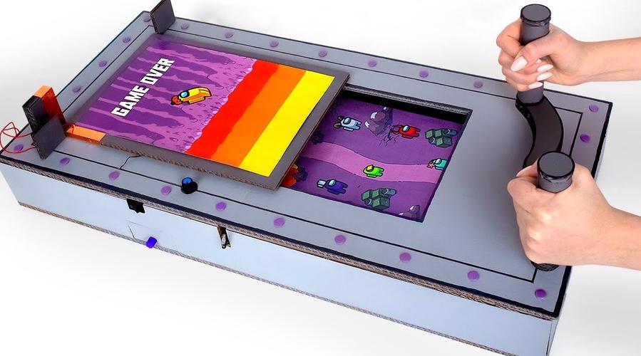 新奇的趣味手工!牛人用纸板自制游戏机,网友:我能玩一整天