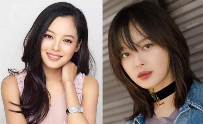 刚出道时的辛芷蕾跟孙俪一样留着温柔长发,显得她的小圆脸更加圆润了