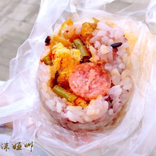 南京小蒸饭 粢饭团 台湾饭团 饭卷 南京特产 南京人气美食 蛋黄 肉松