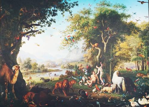 油画《伊甸园》