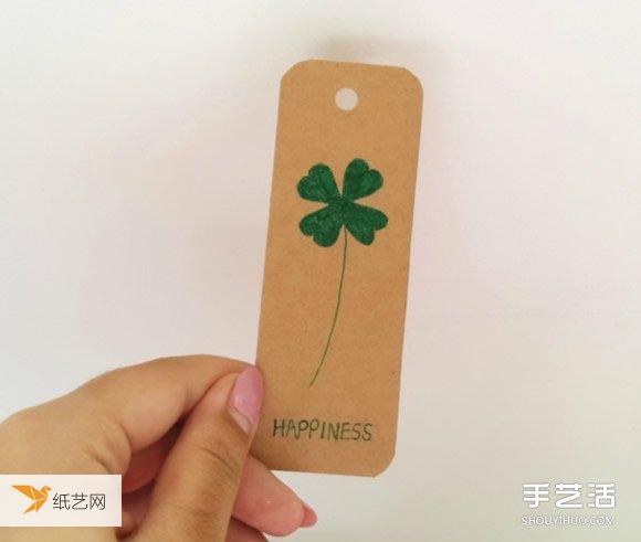 看起来很个性的简单纸质书签制作方法步骤图解图片
