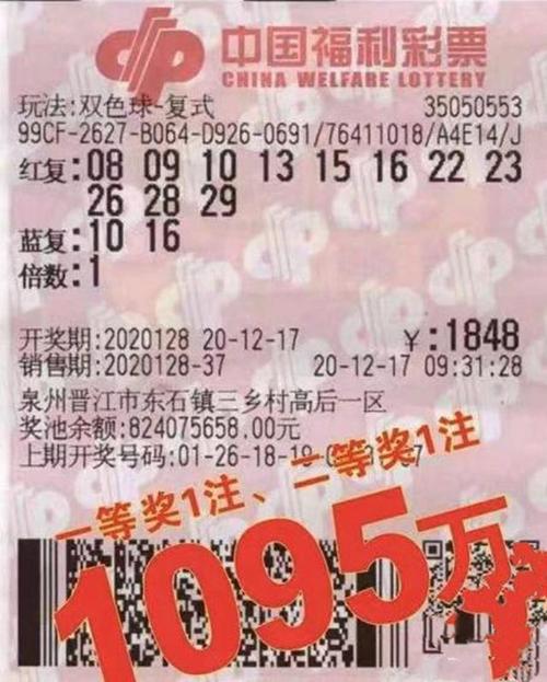 双色球128期,福建获得3注一等奖,投注方式都一样,值得