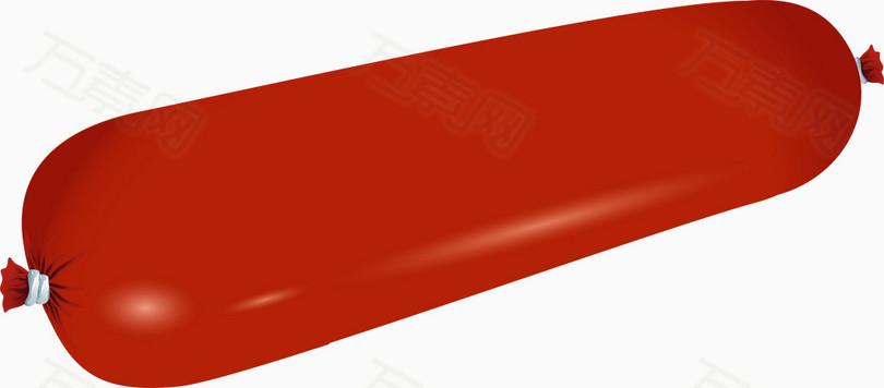 矢量手绘火腿肠