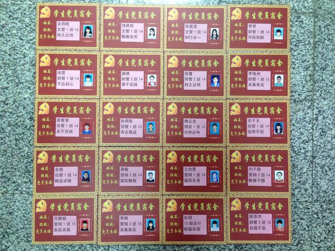 【两学一做】经济管理学院开展第62期预备党员宿舍挂牌活动