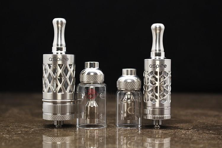 aspire正品鹦鹉螺雾化器mini鹦鹉螺大小骡子口感电子烟成品雾化器