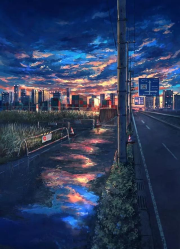 图片搬运二次元风景美图