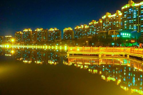 美丽的大庆夜景