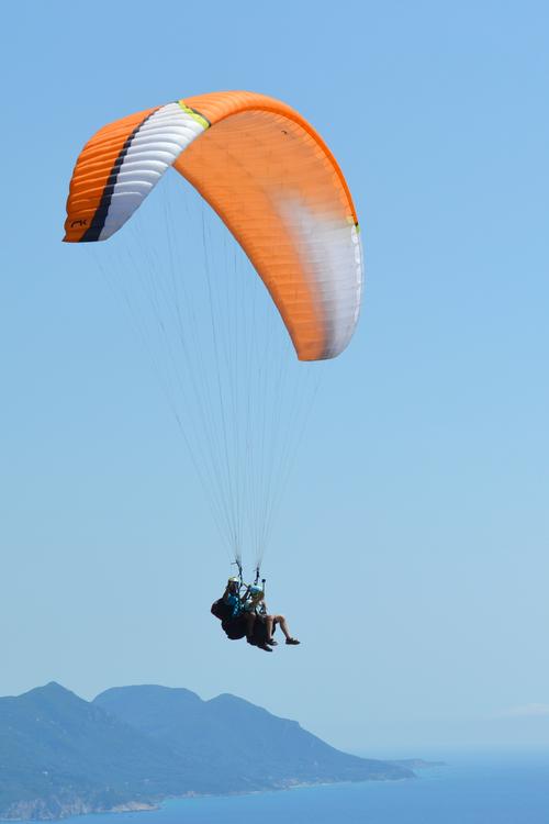 科孚岛双人滑翔伞体验