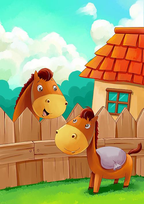 小马过河封面系列|插画|儿童插画|世良插画 - 原创作品 - 站酷 (zcool