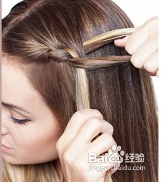 单侧编发发型编发教程
