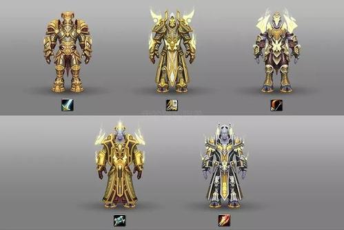 魔兽世界同盟种族职业套装设计:狐人,光铸德莱尼,至高岭牛头人